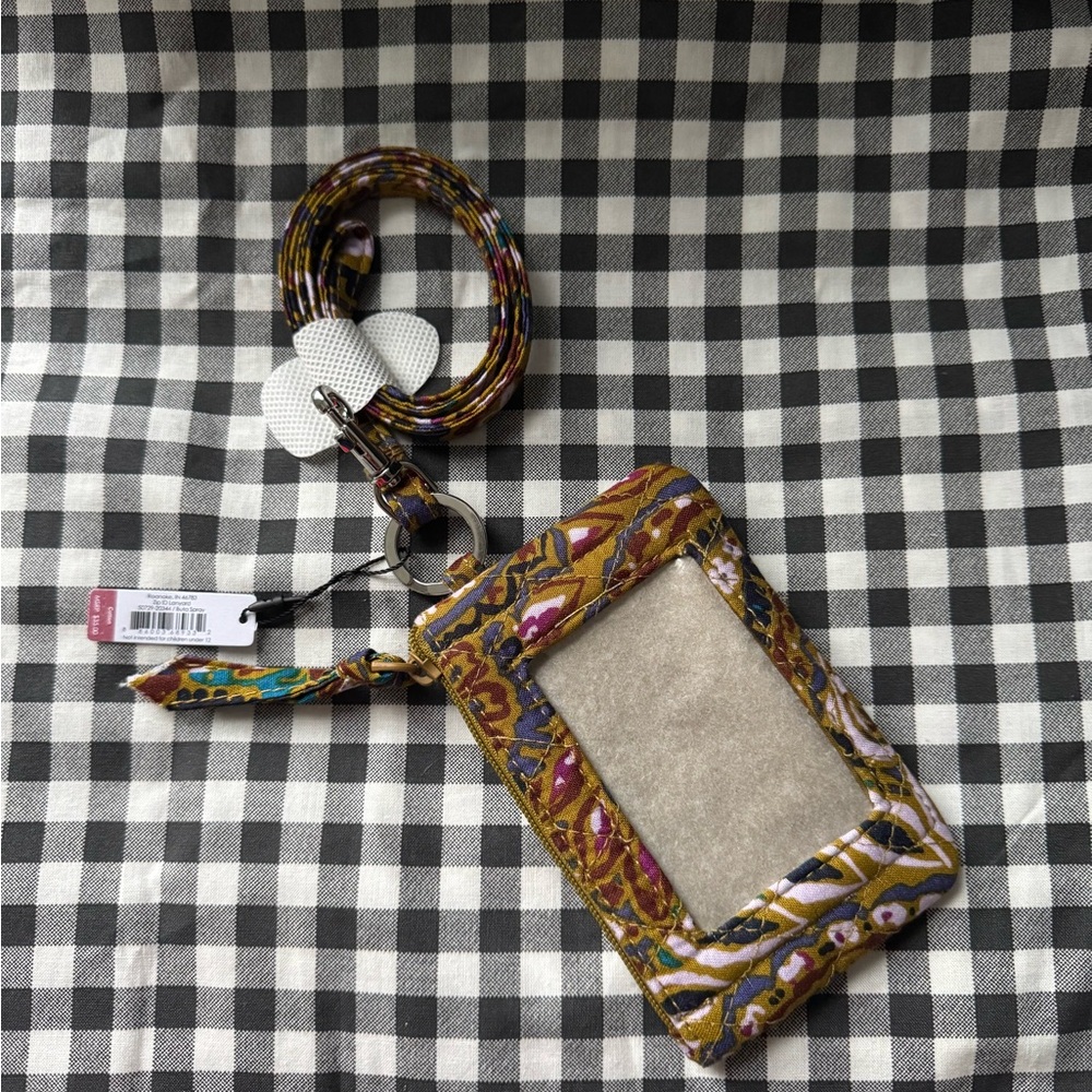 Vera Bradley Multicolor Phone Holder with Lanyard